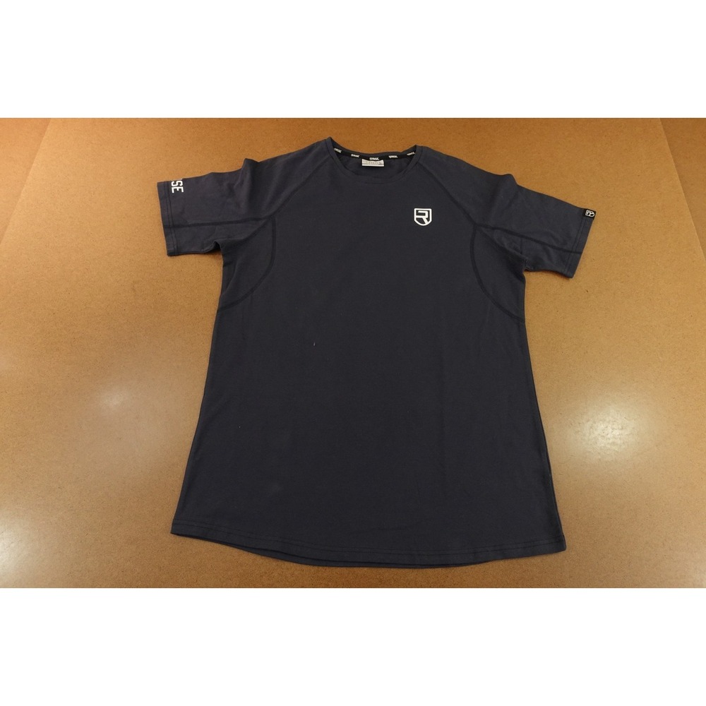 Rise Mens Size Large Black Short Sleeve Crew Neck Performance Tee New